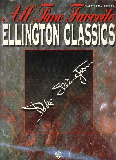 sheet music book cover All-Time Favorite Ellington Classics -front