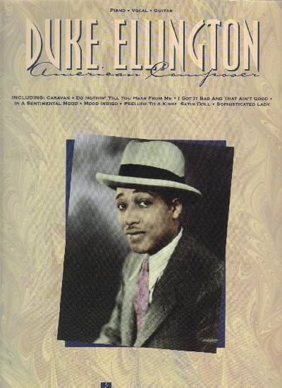 sheet music book cover Duke Ellington American Composer - front