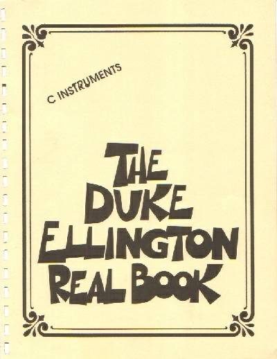 sheet music book cover The Duke Ellington Real Book