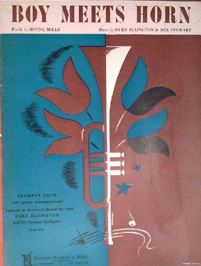sheet music cover Boy Meets Horn