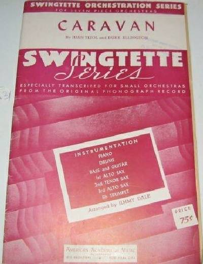 sheet music cover Caravan