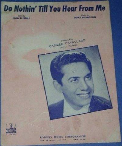 sheet music cover Do Nothin' Till You Hear From Me