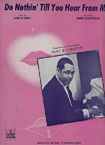 sheet music cover Do Nothin' Till You Hear From Me