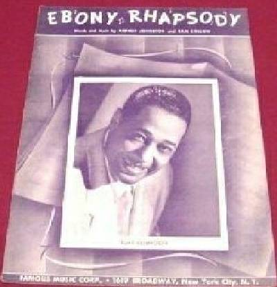 sheet music cover Ebony Rhapsody