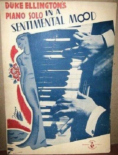 sheet music cover In A Sentimental Mood
