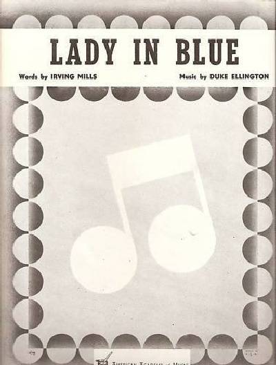 sheet music cover Lady in Blue