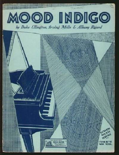 sheet music cover Mood Indigo