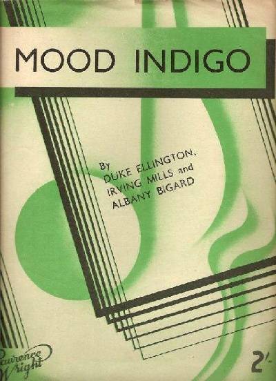 sheet music cover Mood Indigo