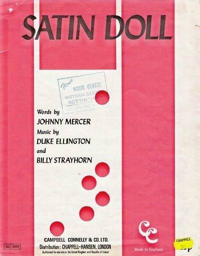 sheet music cover Satin Doll