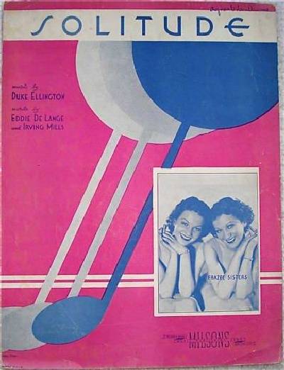 sheet music cover Solitude