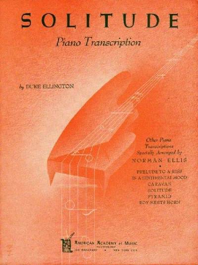 sheet music cover Solitude