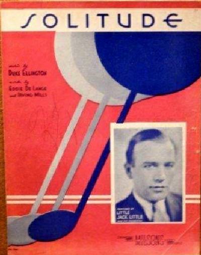 sheet music cover Solitude