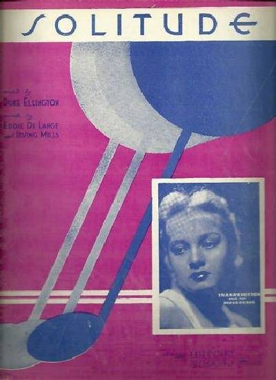 sheet music cover Solitude