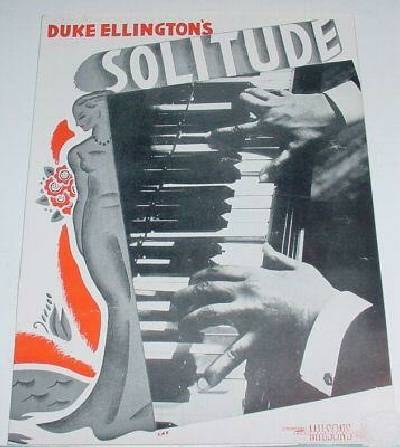sheet music cover Solitude