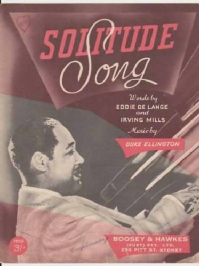 sheet music cover Solitude