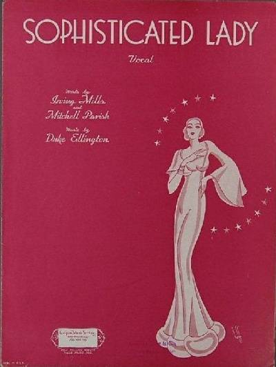 sheet music cover Sophisticated Lady