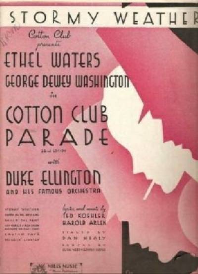 sheet music cover Stormy Weather