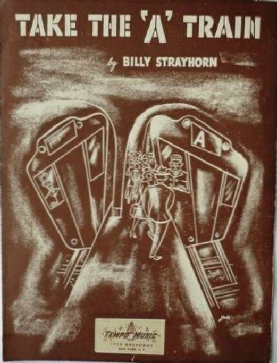 sheet music cover Take the A Train