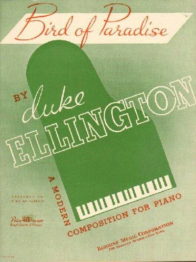 sheet music cover Bird of Paradise