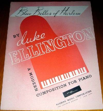 sheet music cover Blue Belles of Harlem